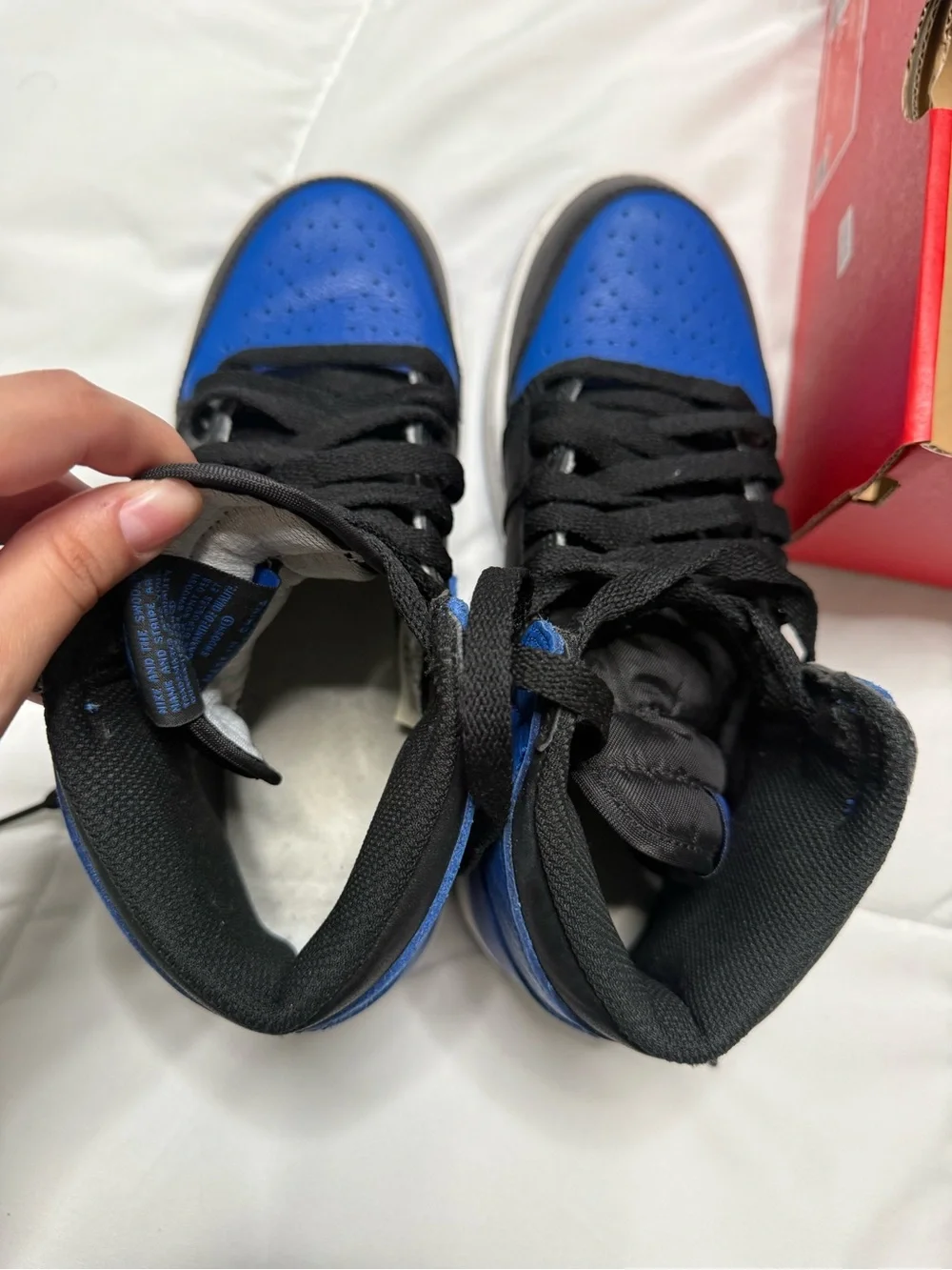 Nike Black and Red Jordan 1 OG